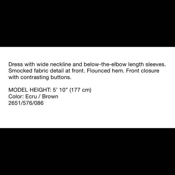 Zara off the shoulder rustic printed dress - Picture 10 of 10